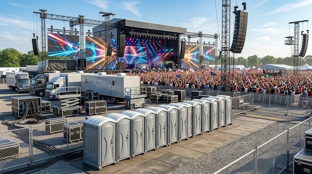 Concert Restroom Rental in Oak Park, IL