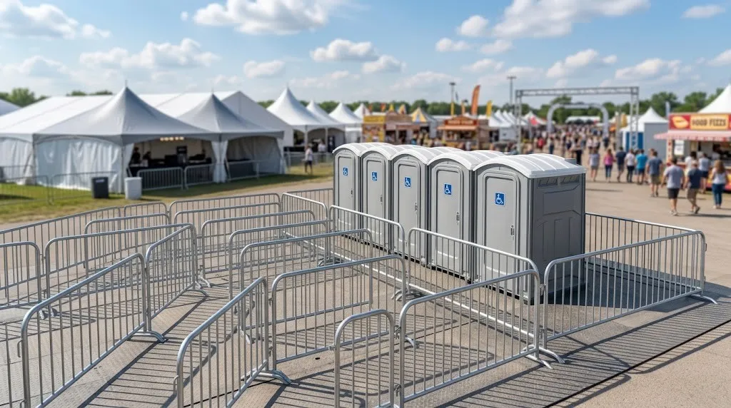 Crowd Control Barrier Rental in Oak Park, IL