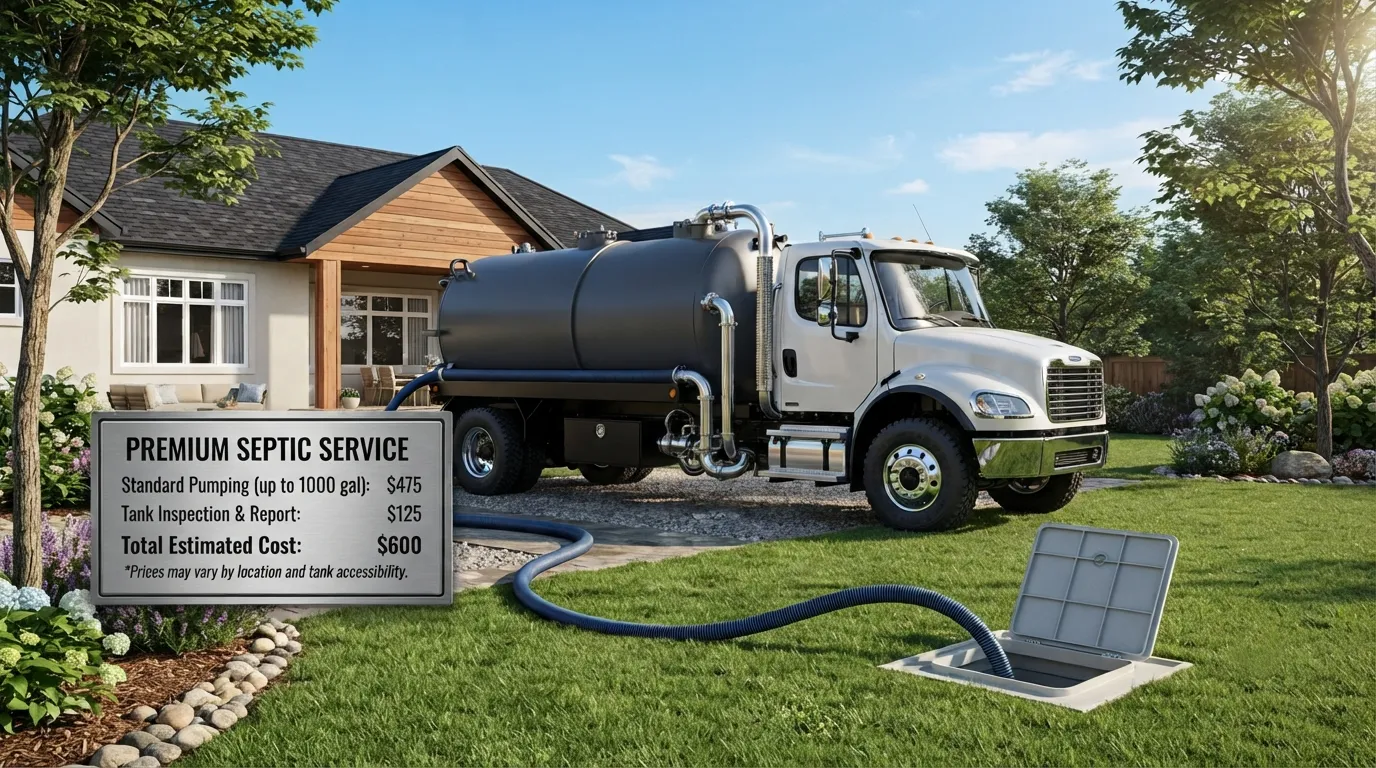 Septic Tank Pumping Cost in Oak Park, IL